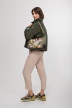 Hobotasche Anekke Amphora Griechenland olivgrün Ziernieten bronze Metallic