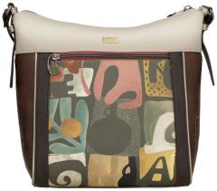 Anekke Umhängetasche Comicprint Griechenland Muse Ziernieten