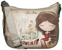 Anekke MUSE Damen Umhängetasche mit lieblichen Print Bunt