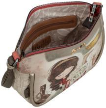 Anekke Beuteltasche Crossover Muse Bloom Metallisch