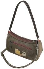 Anekke kompakte Damenhandtasche taupe Muse Print beige