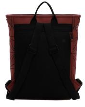Suri Frey Sports urbaner Backpack asymmetische Muster Bordeaux