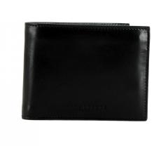 2. Wahl The Bridge Nero schwarz Leder Herrenbrieftasche glänzend