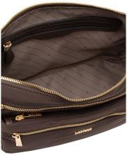 Umhängetasche L.Credi Nylon dunkelbraun Odeta klein