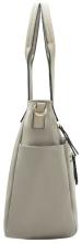 L.Credi Handtasche Nylon taupe Sand beige Materialmix