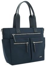 dunkelblaue Damentasche L.Credi Odeta Marine Nylon