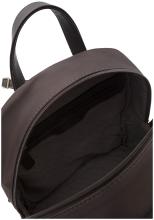 Rucksack L.Credi dunkelbraun Alena strukturiert Nylon vegan