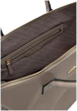 beige L.Credi Henkeltasche Nylon Pura Saffiano