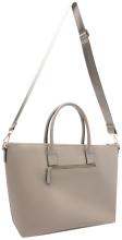 beige L.Credi Henkeltasche Nylon Pura Saffiano