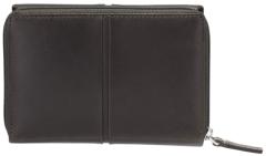 Maitre Damenbörse Diethilde Birkenfeld Seal Brown Rindsfettleder