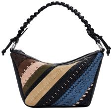 Trapeztasche Desigual Munich bunt Quebec Whipstitch Patch