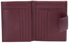 Maitre Belg kompakte Damenbörse mittelgroß Dartrud Dunkelrot