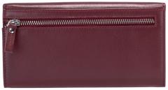 Maitre Diedburg Longbörse mit Überschlag Belg Leder dark red