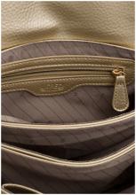 Metallic L.Credi Gold Überschlagtasche Penina vegan Kette