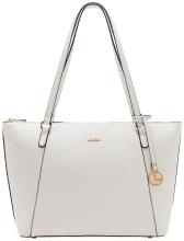 eleganter Shopper L.Credi weiß Michaela nachhaltig Kontrast