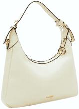 L.Credi Beuteltasche Petronia schmal warmes beige Logo