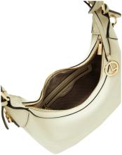 L.Credi Beuteltasche Petronia schmal warmes beige Logo