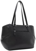 geräumige Henkeltasche L.Credi schwarz Büro klassisch Patricia Lederimitat