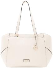 L.Credi Businesstasche creme Patricia vegan genarbt Kontrast elegant