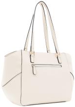 L.Credi Businesstasche creme Patricia vegan genarbt Kontrast elegant