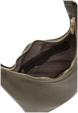 L.Credi schlammgrün Umhängetasche genarbt Parmida forest