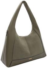 außergewöhnliche Beuteltasche L.Credi grün Palmira Velours