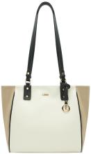 L.Credi Shoppertasche creme Bicolor hellbraun Penia