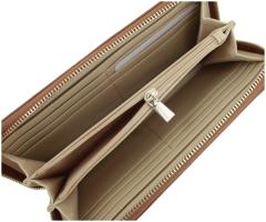 Langbörse Guess Laurel II Dark Taupe grau