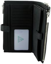 Brieftasche Logoprint grau schwarz Guess Laurel II Coal