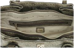 Damentasche Guess Yesba Zierriemen Dark Taupe 