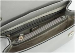 Schultertasche mit Kettenhenkel schwarz grau Logoprint Guess Yesba Coal Logo