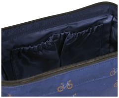 Cabaia Travel Kit Trogir Washbag urban schwarz braun Überschlag