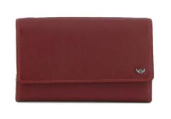 Golden Head Polo Damen Lederbörse mit Überschlag Rot RFID