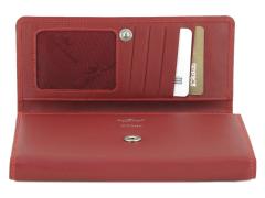 Golden Head Polo Damen Lederbörse mit Überschlag Rot RFID