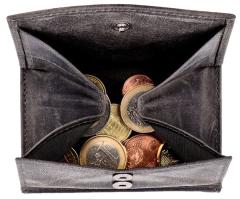 SecWal Lederetui mit Kartenhalter schwarz Matt Hunter