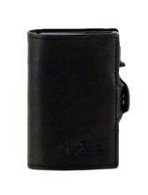 Tony Perotti Cardprotector Black Leder Italien Alukern