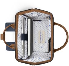 großer Freizeitrucksack dunkelblau Cabaia Chicago Large Adventurer Kontrast