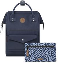 Cabaia Nara dunkelblau Medium Nylonrucksack Adventurer Wechselpouch