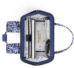 Cabaia kleiner Backpack Luanda Small Blättermuster schwarz weiß nachhaltig