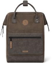 urbaner Rucksack Cabaia Soyo gewachst Medium dunkelbraun