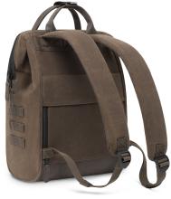 urbaner Rucksack Cabaia Soyo gewachst Medium dunkelbraun