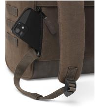 urbaner Rucksack Cabaia Soyo gewachst Medium dunkelbraun