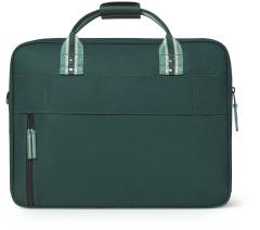 Businesstasche Cabaia Lima dunkelgrün Messenger bunt Wechselpoch nachhaltig