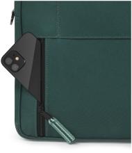 Businesstasche Cabaia Lima dunkelgrün Messenger bunt Wechselpoch nachhaltig