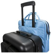 Businesstasche Cabaia Lima dunkelgrün Messenger bunt Wechselpoch nachhaltig