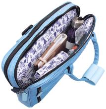 Businesstasche Cabaia Lima dunkelgrün Messenger bunt Wechselpoch nachhaltig