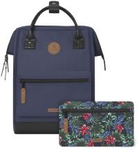 dunkelblauer Wanderrucksack Cabaia Adventurer Pau Medium wasserabweisend