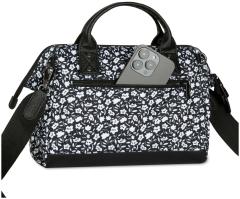 Crossovertasche Cabaia Catane Crossbody Medium schwarz weiß