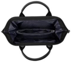 Crossovertasche Cabaia Catane Crossbody Medium schwarz weiß