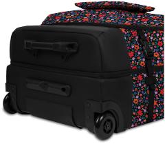 Weichschalenkoffer Cabaia L Maupiti dunkelbunt Blumen 2 Rollen